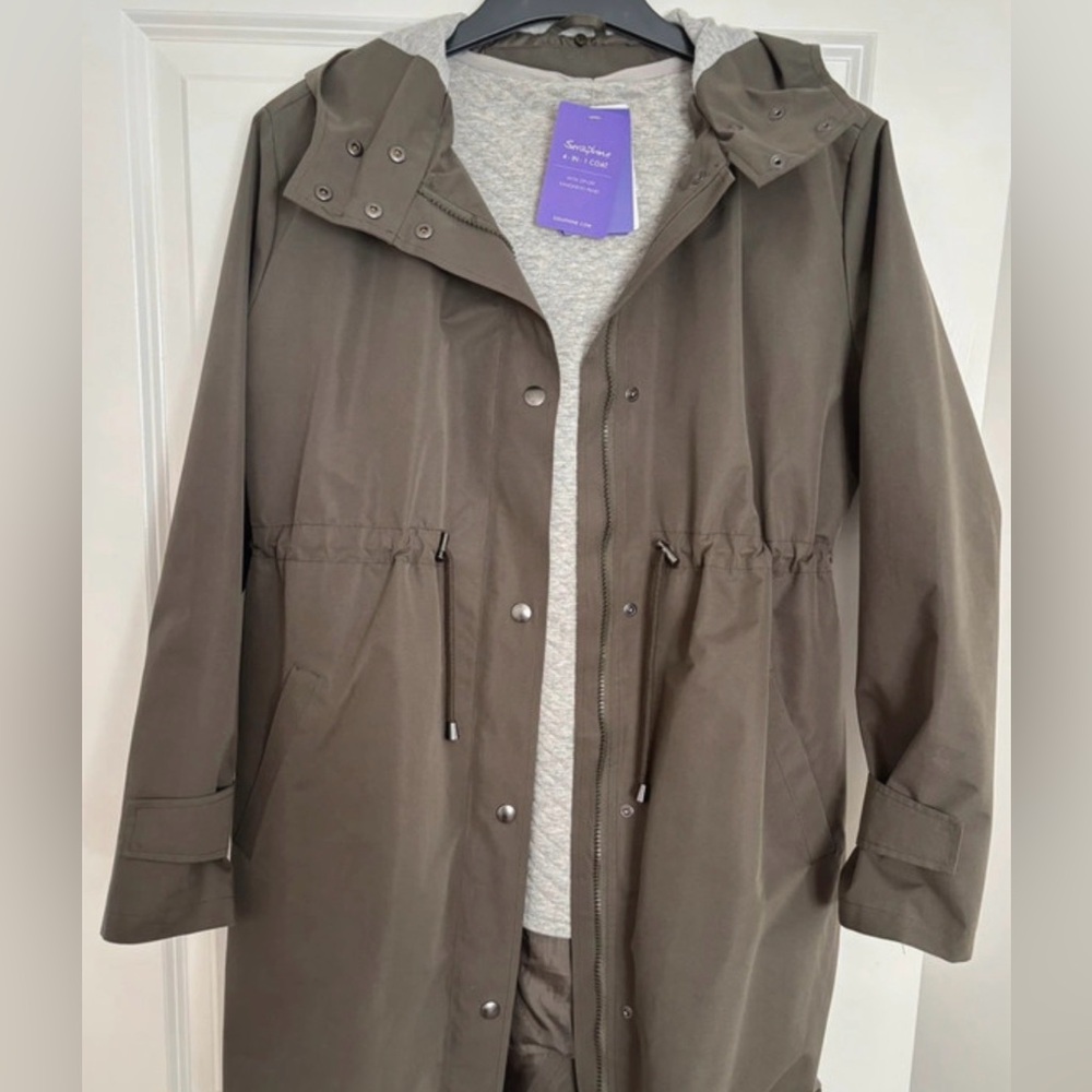 Seraphine 3-in-1 Maternity & Baby Wearing Coat Size 4 - Picture 5 of 7